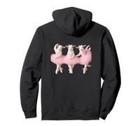 Funny Goat Ballet Dancer Mom Ballerina Cute Goat Graphic Pullover Hoodie