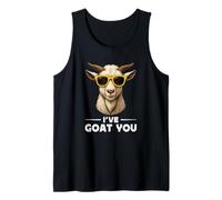 Funny Goat Farming Farmer Joke Goat Pun I've Goat You Tank Top