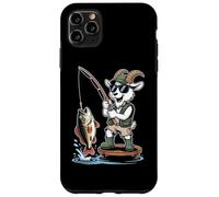 Funny Goat Fishing Big Bass Angler Cartoon Case for iPhone 11 Pro Max