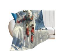 Funny Goat Flannel Blanket Throw 250g Lightweight Carpet Large Bed Blankets for Sofa Couch Bed 50"*60"（130 * 150cm）