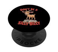 Funny Goat Kid Sheep Billy Lamb Animal Joke For Kids PopSockets Adhesive PopGrip