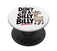 Funny Goat Kid Sheep Billy Lamb Animal Joke For Kids PopSockets Adhesive PopGrip