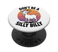 Funny Goat Kid Sheep Billy Lamb Animal Joke For Kids PopSockets Adhesive PopGrip