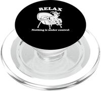 funny goat Relax Nothing Is Under Control PopSockets PopGrip for MagSafe