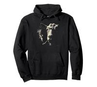 Funny Goat Smoking Animal Hipster Vintage Style Design Pullover Hoodie