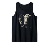 Funny Goat Smoking Animal Hipster Vintage Style Design Tank Top