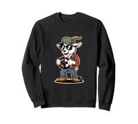 Funny Goat Trucker Farmer Steering Wheel Sweatshirt