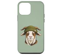 Funny Goat Wearing Beanie Cool Farm Animal Case for iPhone 12 mini