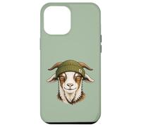 Funny Goat Wearing Beanie Cool Farm Animal Case for iPhone 12 Pro Max