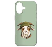 Funny Goat Wearing Beanie Cool Farm Animal Case for iPhone 17