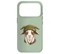 Funny Goat Wearing Beanie Cool Farm Animal Case for iPhone 17 Pro