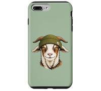 Funny Goat Wearing Beanie Cool Farm Animal Case for iPhone 7 Plus/8 Plus