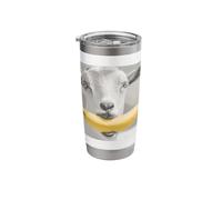 Funny Goat with Banana - Paradise Beach Stainless Steel Insulated Tumbler