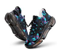 Funny Goat with Neon Eye Men's Running Shoe 11men（EUR45）