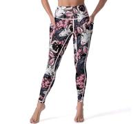 Funny Goat Womens Yoga Pants High Waisted Legging Soft Athletic Pants with Pockets 2XL