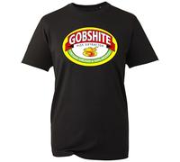 Funny 'Gobshite Piss Extractor' Graphic Tee - Sarcastic Humor with Bold Design - Perfect for Those Who Love to Joke Around (Black, M)
