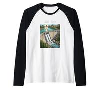 Funny God Rebus Design. Sarcastic Religion Raglan Baseball Tee