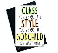 Funny Godmother Card Funny Godfather Card Funny Godparent Card Godfather Card Godmother Card Will You Be My Godparent Proposal Cards PC538