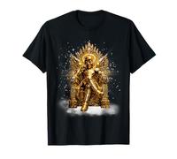 Funny Gold King Tung Tung Sahur Brainrot Meme T-Shirt