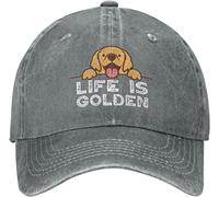 Funny Golden Retriever Caps Life is Golden Retriever Hats for Women Fashionable Womens Hats