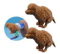 Funny Golden Retriever Puppy Poop Toothpaste Dispenser, Dog Butt Toothpaste Topper, Hilarious Gag Gift for Dog Lovers and Pranksters, Perfect for Bathroom Shenanigans