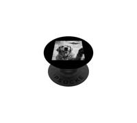 Funny Golden Retriever With Alien UFO Encounter PopSockets Adhesive PopGrip