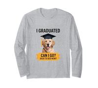 Funny Goldie Graduation Graduated Go Bed Sleepy Tired Long Sleeve T-Shirt