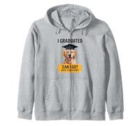 Funny Goldie Graduation Graduated Go Bed Sleepy Tired Zip Hoodie