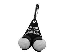 Funny Golf Ball Holder, Small Golf Ball Storage Rack, Portable Golfs Balls Prank Holder, Golfs Bag Attachment, Funny Accessories For Men Husband Boyfriend Dad Golfers Fan, 3.94x2.4 Inch