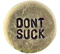 Funny Golf Ball Marker with Hat Clip, Dont Suck,Humor Novelty Golf Ball Markers with Funny Words,Golf Ball Marker Hat Clip,Golf Gag Gifts for Men or Women Golfers Golf Lovers, Golf Ball Markers
