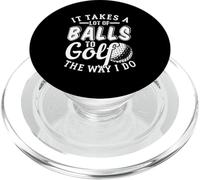 Funny Golf Balls Design For Men PopSockets PopGrip for MagSafe