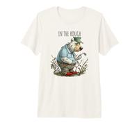 Funny Golf Bear Illustration for Casual Players Premium T-Shirt