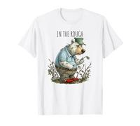 Funny Golf Bear Illustration for Casual Players T-Shirt
