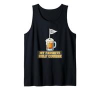 Funny Golf Beer Tank Top