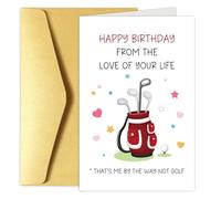 Funny Golf Birthday Card, Golf Themed Funny Birthday Card for Men & Women, Birthday Cards Bring Joy and Love, Birthday Cards Full of Humor for Girlfriend and Boyfriend,