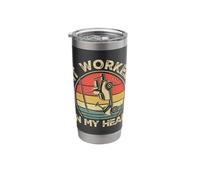 Funny Golf cart Driver It Worked in My Head Stainless Steel Insulated Tumbler