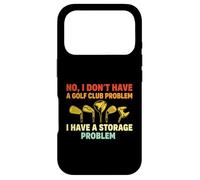 Funny Golf Club Golfer Sports Course Swing Storage Problem Case for iPhone 17 Pro
