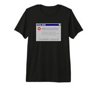 Funny Golf Fatal Slice Swing exe Error Retro Computer Golfer Premium T-Shirt