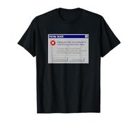 Funny Golf Fatal Slice Swing exe Error Retro Computer Golfer T-Shirt
