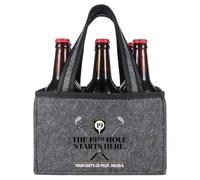 Funny Golf Gifts for Men, 19th Hole Beer Bottle Carrier 6 Bottles Bag, Personalised Golf Gifts for Husband, Dad and Grandad - ersonalised and Unusual Birthday Coach Gift and Golf Days Accessories