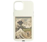 Funny Golf Great Wave Great Bunker of 18 Japanese Woodblock Case for iPhone 15 Plus