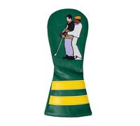 Funny Golf Head Covers - Premium Leather Driver Headcover, Fairway Wood, and Hybrid Covers - Inspired Design with Premium Embroidery - Unique Golf Gift & Accessories for Men and Women Golfers (HYBRID)