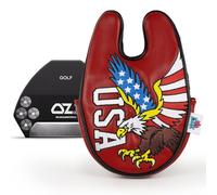 Funny Golf Head Covers, Putter Cover for OZ1 MEZZ 1 MEZZ1 MAX Putters, Center Shaft Mallet Putter Cover with Magnetic Closure, PU Leather Material, Golf Gift for Men and Women, Eagle