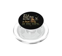 Funny Golf Hot Dog Turn Snack Cart Course Humor PopSockets PopGrip for MagSafe