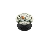 Funny Golf Hot Dog Turn Snack Fairway Humor Mood PopSockets Adhesive PopGrip
