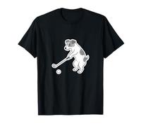Funny Golf Jack Russell Terrier Japanese Ink Style Dog T-Shirt