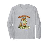Funny Golf Moose, The Older I Get, Humor Golfing Long Sleeve T-Shirt