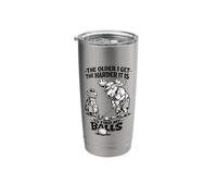 Funny Golf Moose The Older I Get Humor Joke Stainless Steel Insulated Tumbler