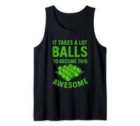 Funny Golf Pun It Takes A Lot of Balls to Be Awesome Golfer Tank Top