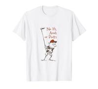 Funny Golf Pun no IFS ands or Putts Value Graphic T-Shirt, Men, White, L